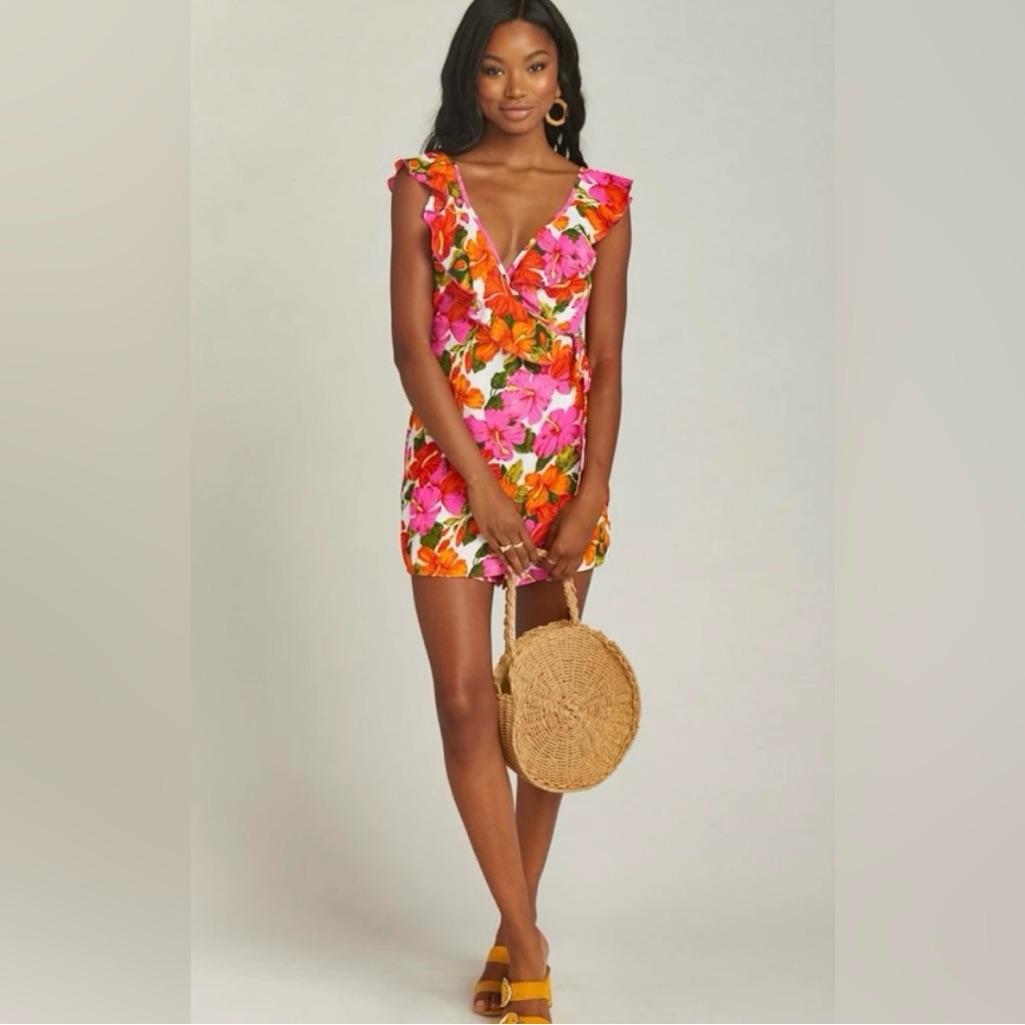 Show Me Your Mumu: Floral Wrap Top Romper